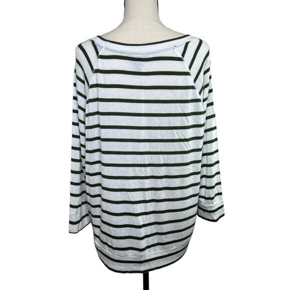 Mix by 41 Hawthorn 3/4 Sleeve Striped Top Size XXL - Picture 3 of 5